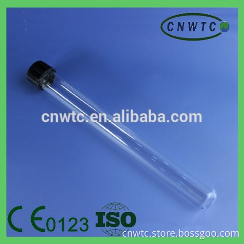 flat bottom glass tube